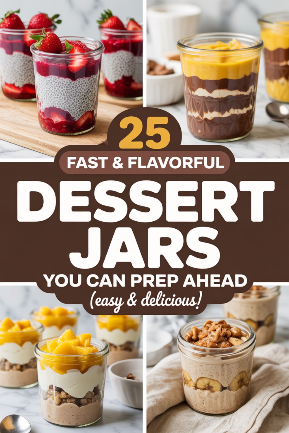 25 Fast Flavorful Dessert Jars You Can Prep Ahead