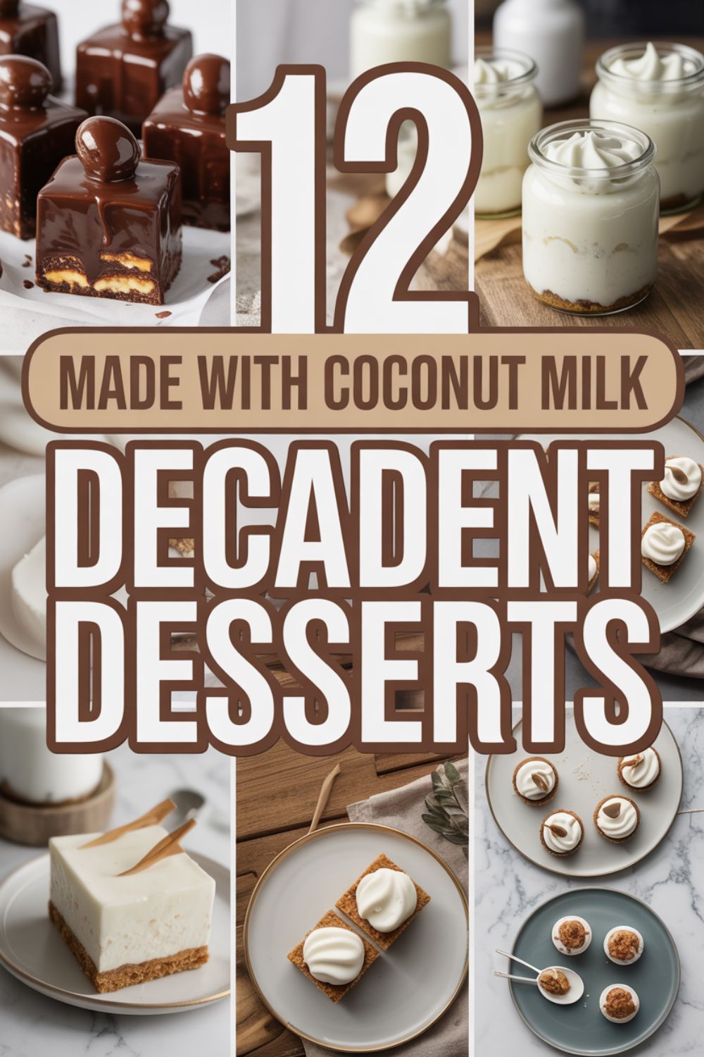 12 Decadent Desserts You Can Make with Coconut Milk