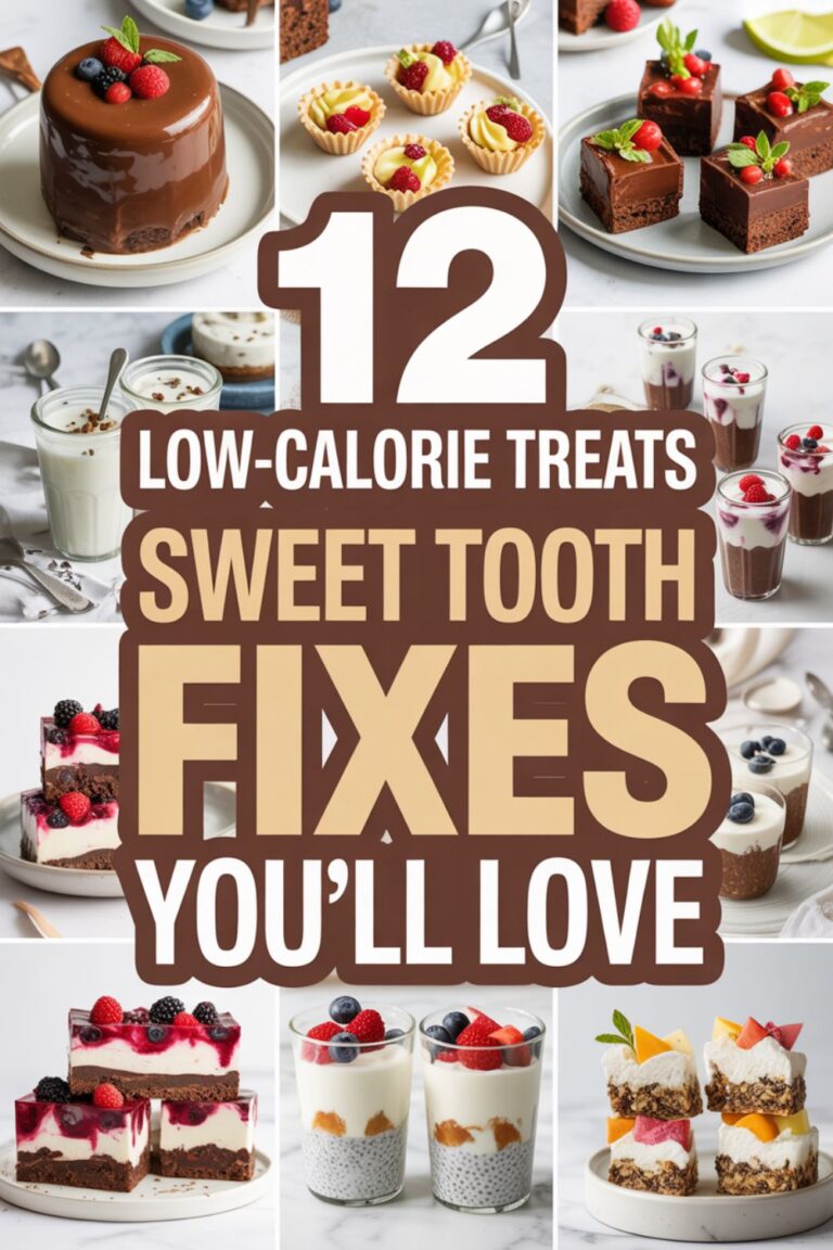 12 Low-Calorie Desserts for Your Sweet Tooth Fix