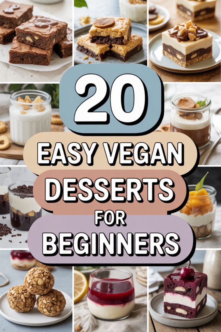 20 Easy Vegan Desserts for Beginners