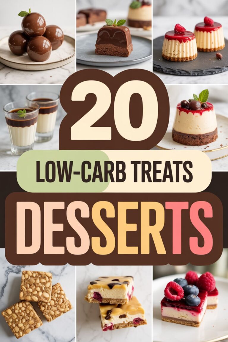 20 Keto-Friendly Desserts to Satisfy Sweet Cravings