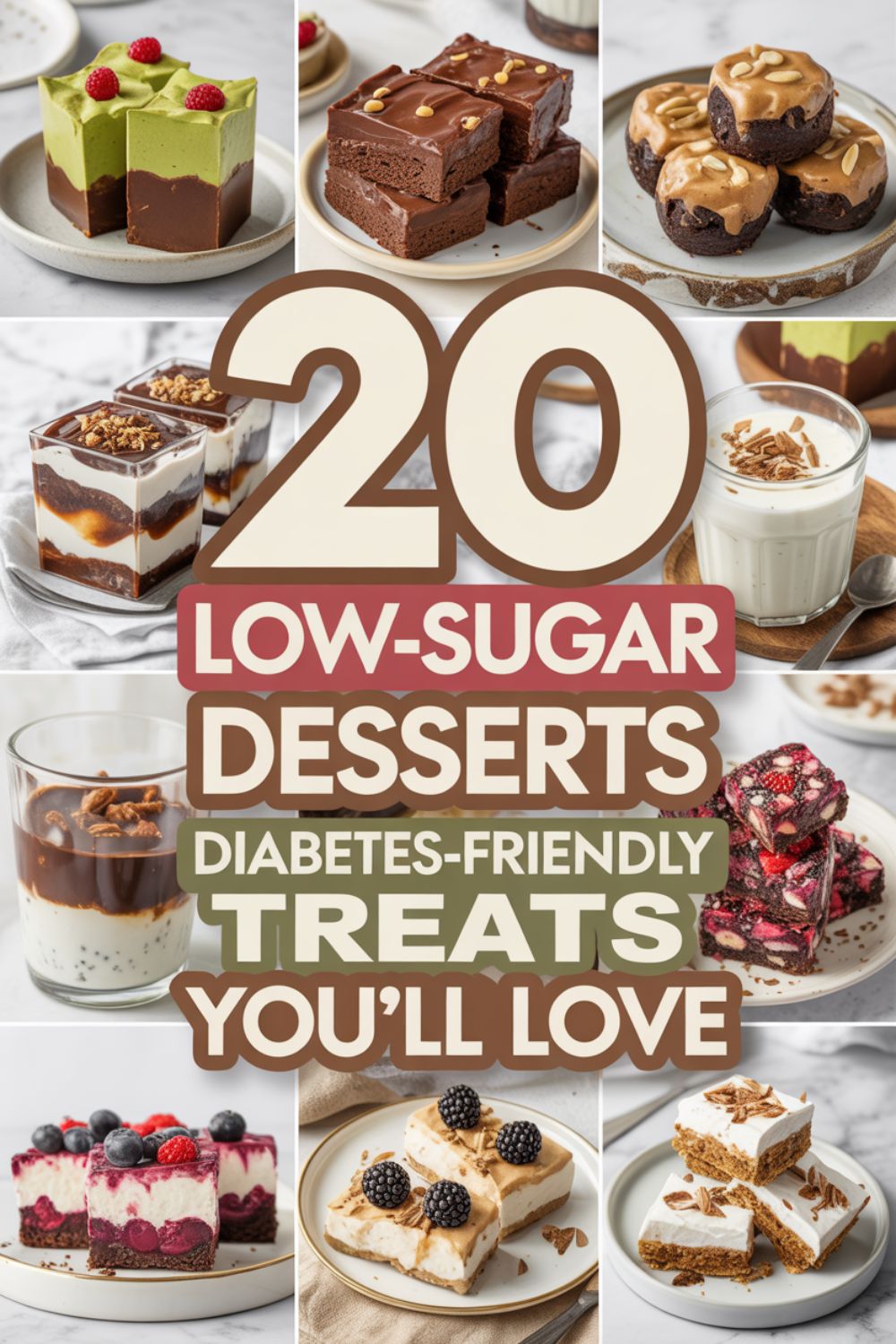 20 Low Sugar Dessert Ideas for Diabetes Friendly Eating