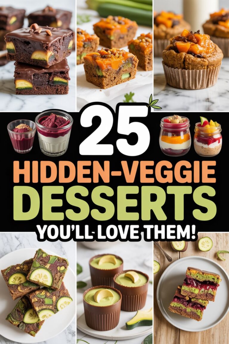 25 Desserts with Hidden Veggies You’ll Love