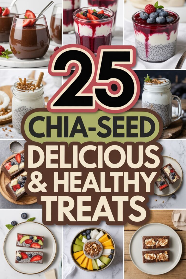 25 Healthy Dessert Recipes with Chia Seeds