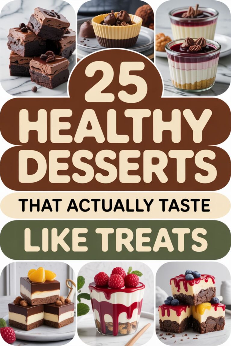 25 Healthy Desserts That Actually Taste Like Treats