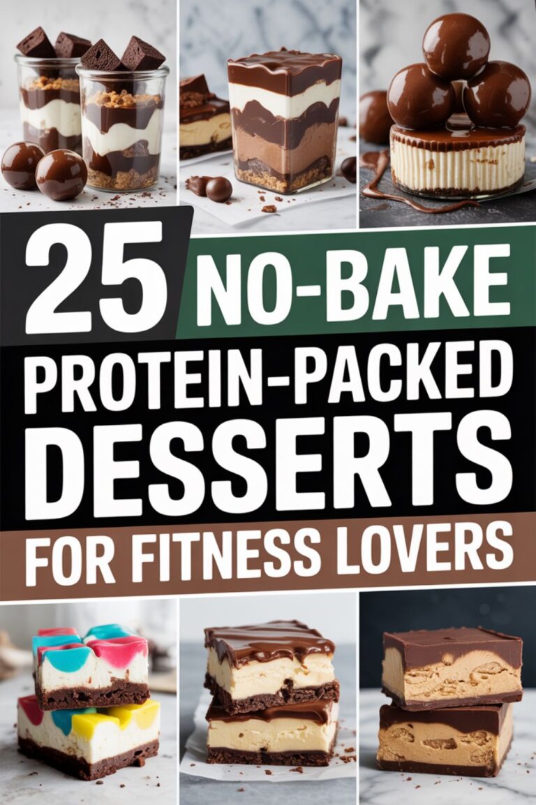 25 No-Bake Protein-Packed Desserts for Fitness Lovers