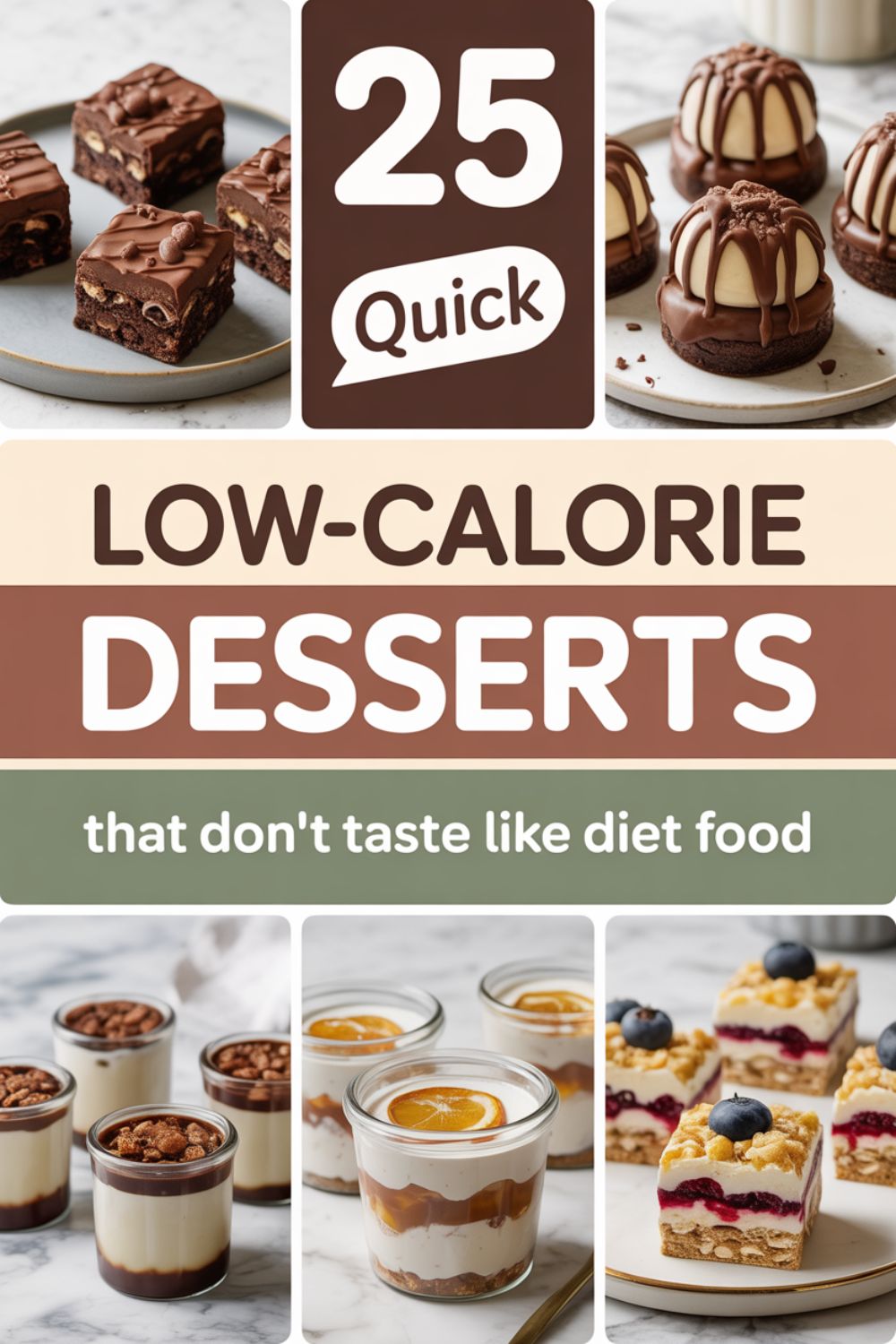 25 Quick Low Calorie Desserts That Dont Taste Like Diet Food