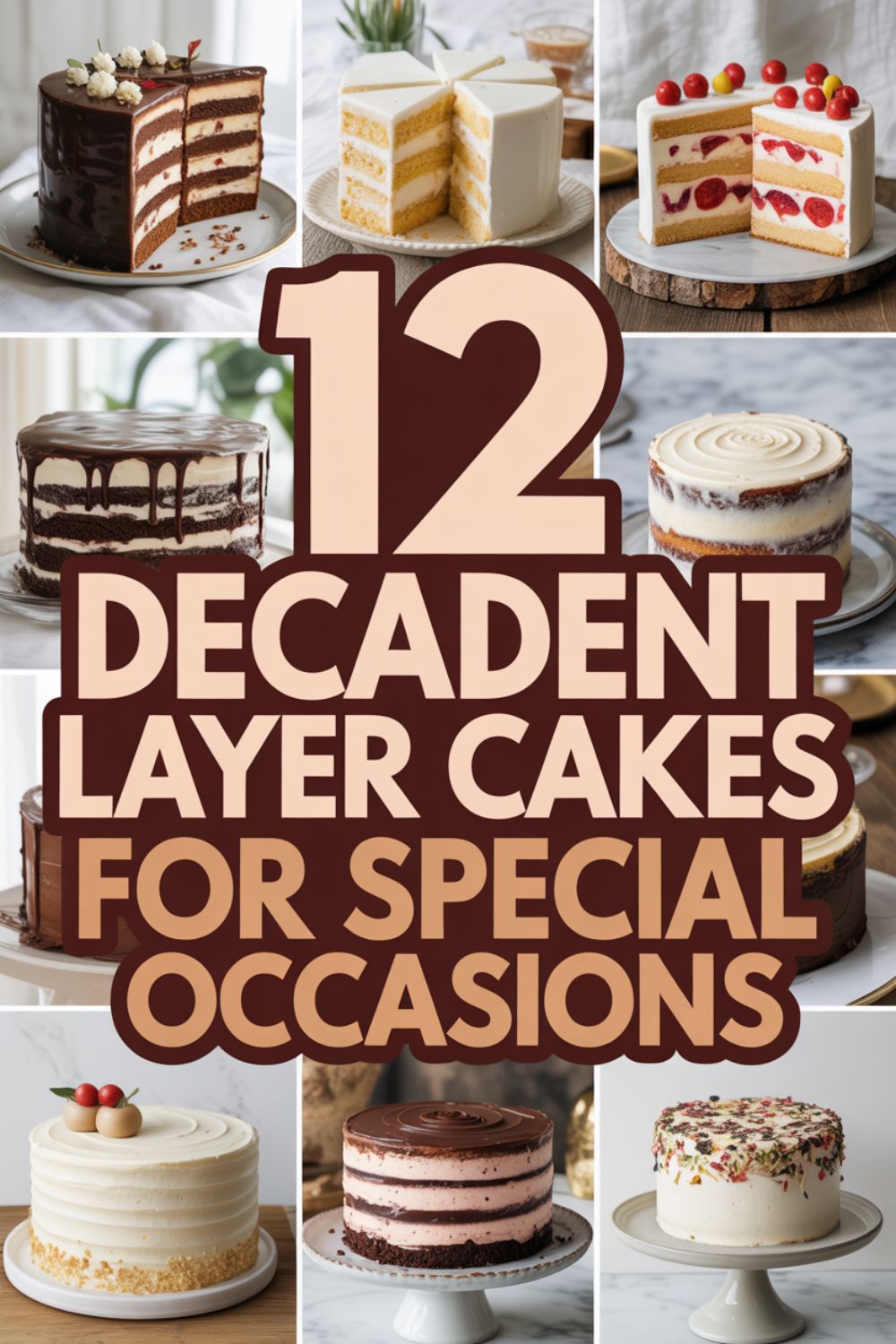 12 Decadent Layer Cake Recipes for Special Occasions