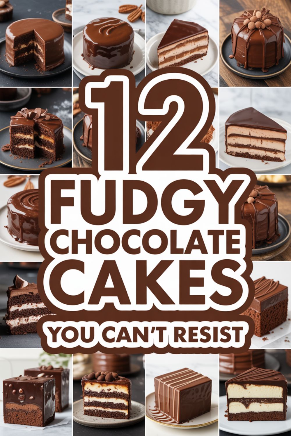 12 Fudgy Chocolate Cake Recipes You Cant Resist