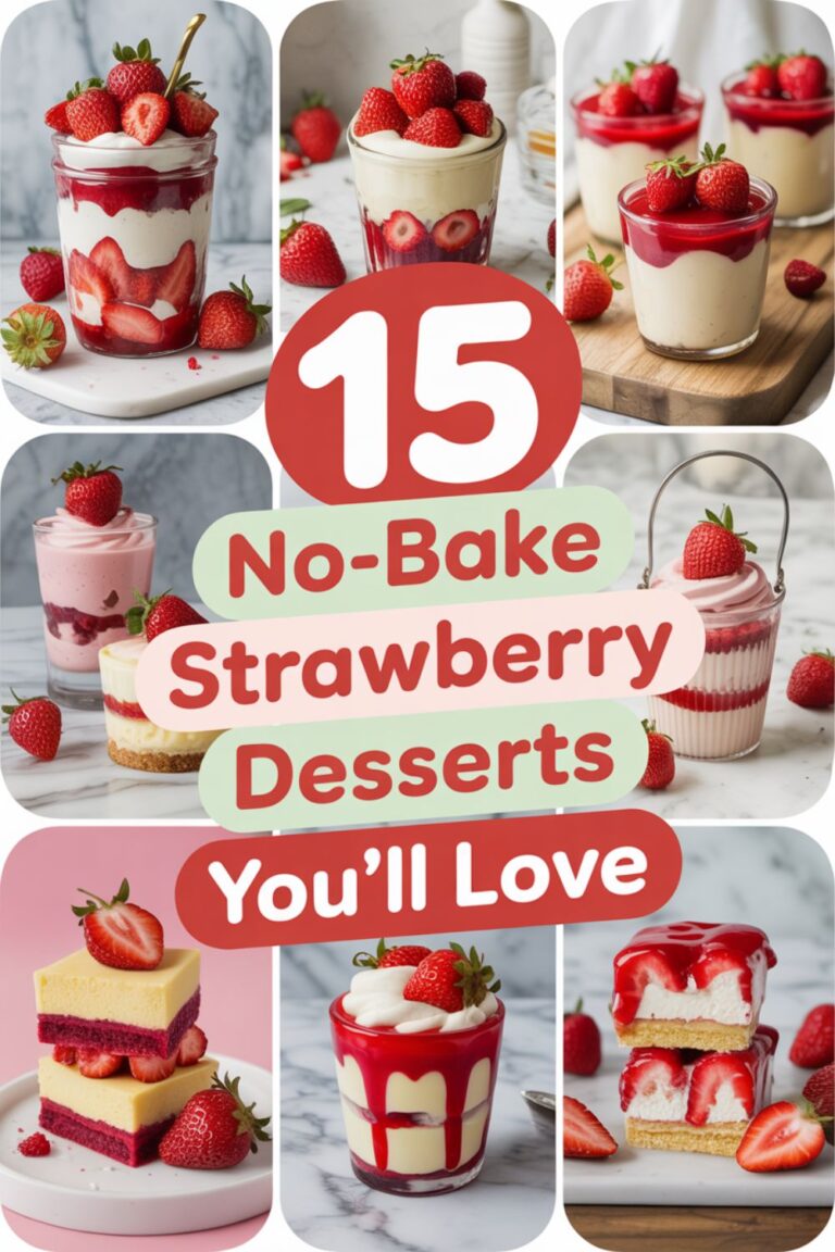 15 No-Bake Strawberry Desserts You’ll Love