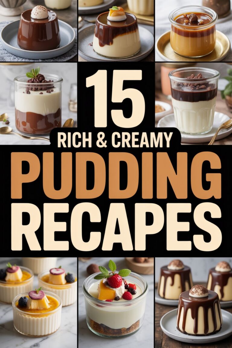 15 Rich and Creamy Pudding Recipes