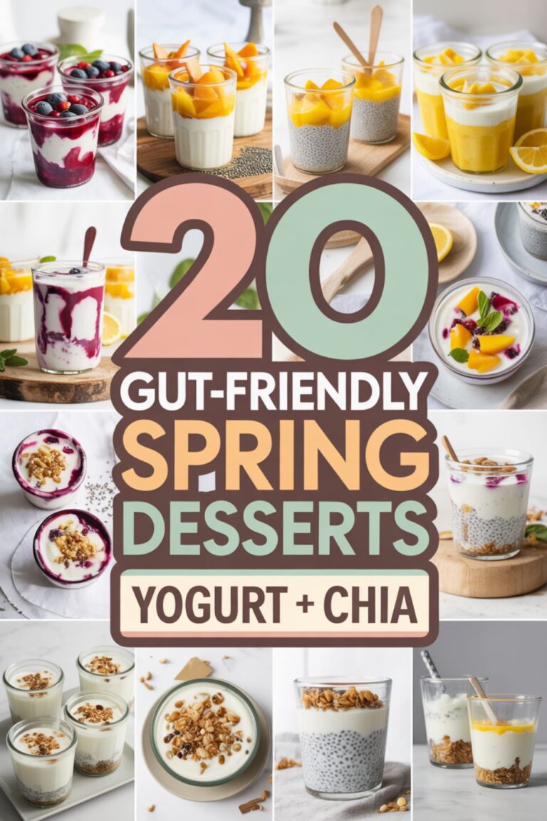 20 Gut-Friendly Spring Desserts (Yogurt + Chia)
