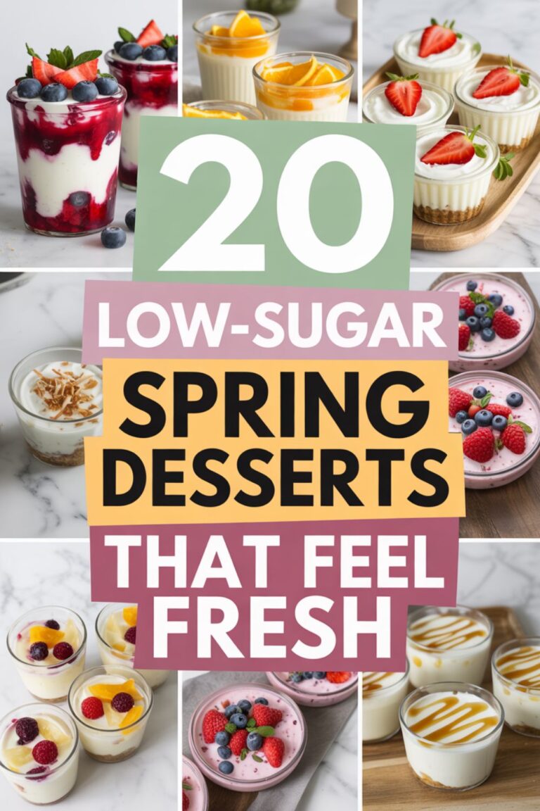 20 Low-Sugar Spring Desserts That Feel Fresh 5 20 Low-Sugar Spring Desserts That Feel Fresh