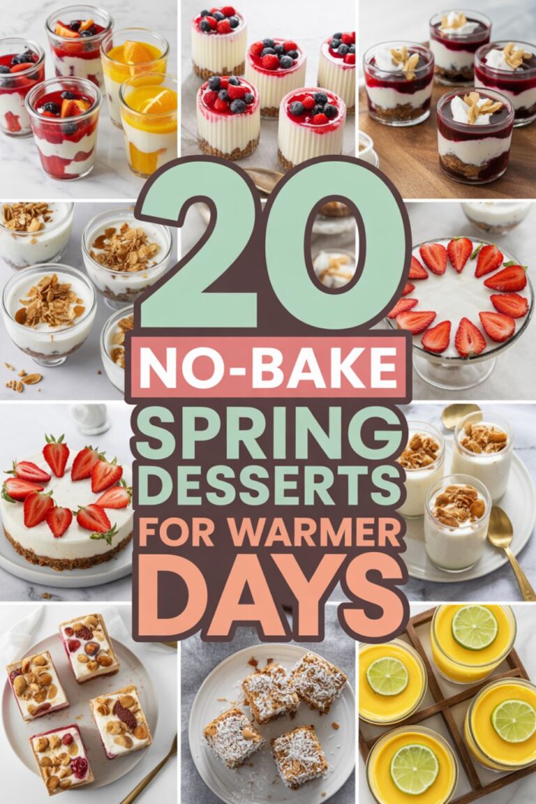 20 No-Bake Spring Desserts for Warmer Days