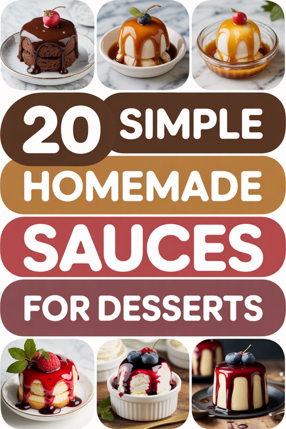 20 Simple Recipes for Homemade Dessert Sauces