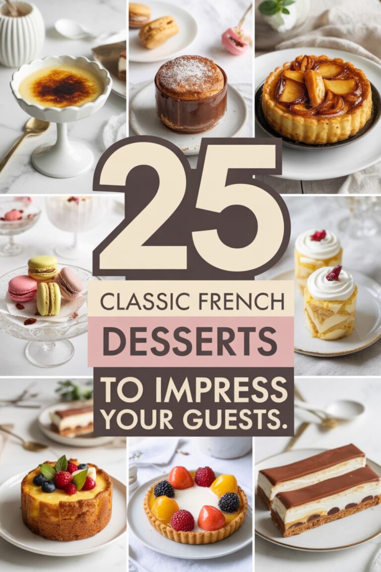 25 Classic French Desserts to Impress Your Guests