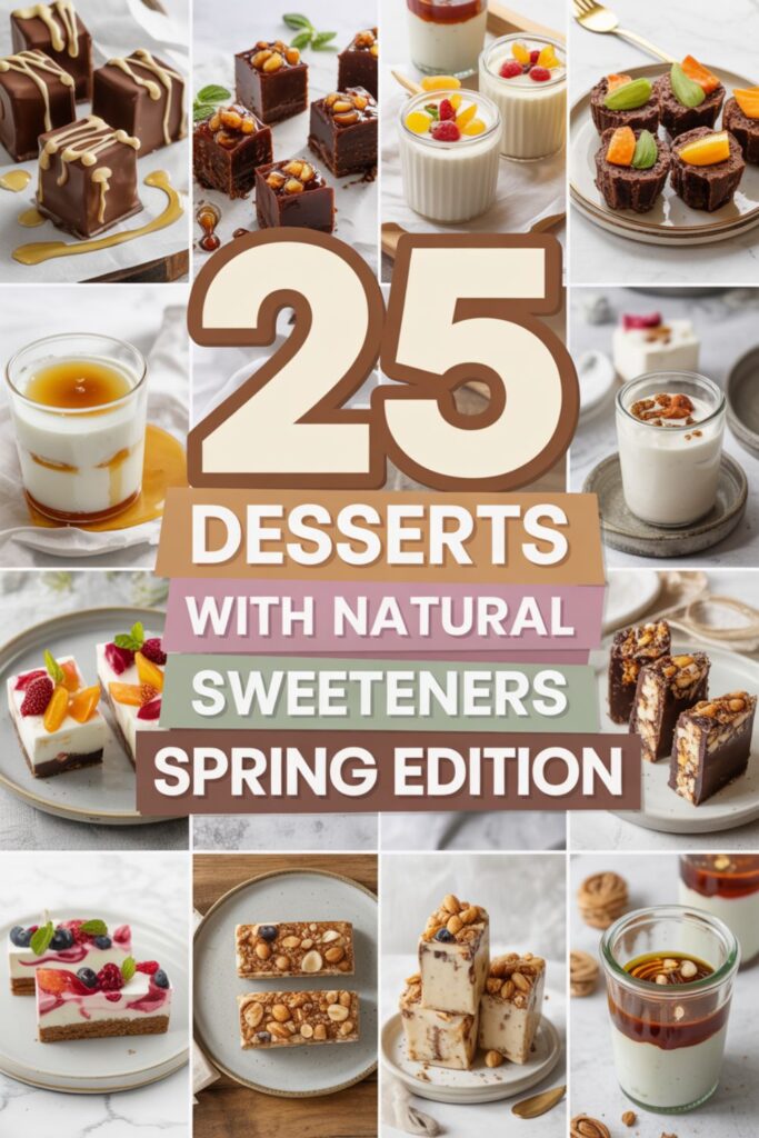 25 Desserts Made with Natural Sweeteners (Spring Edition)