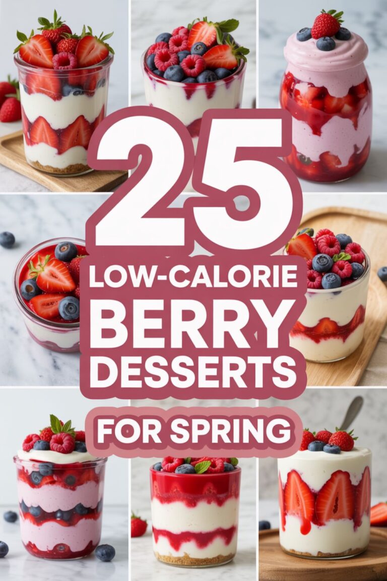25 Low-Calorie Berry Desserts for Spring
