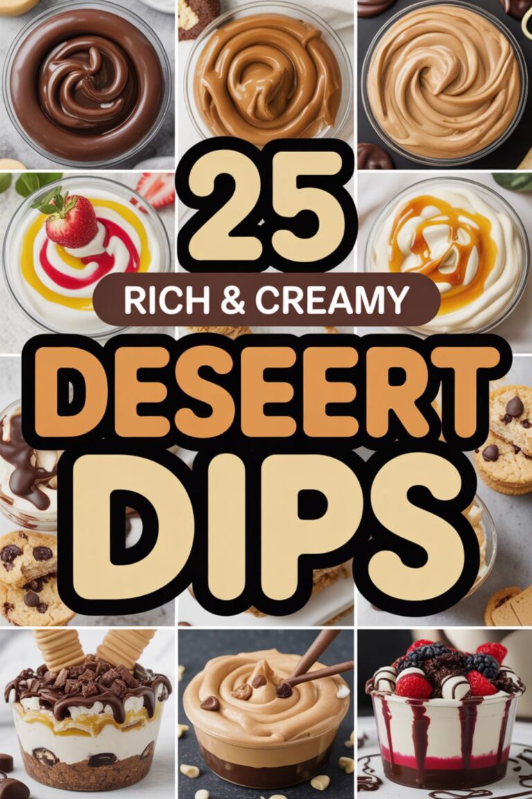 25 Rich and Creamy Dessert Dips