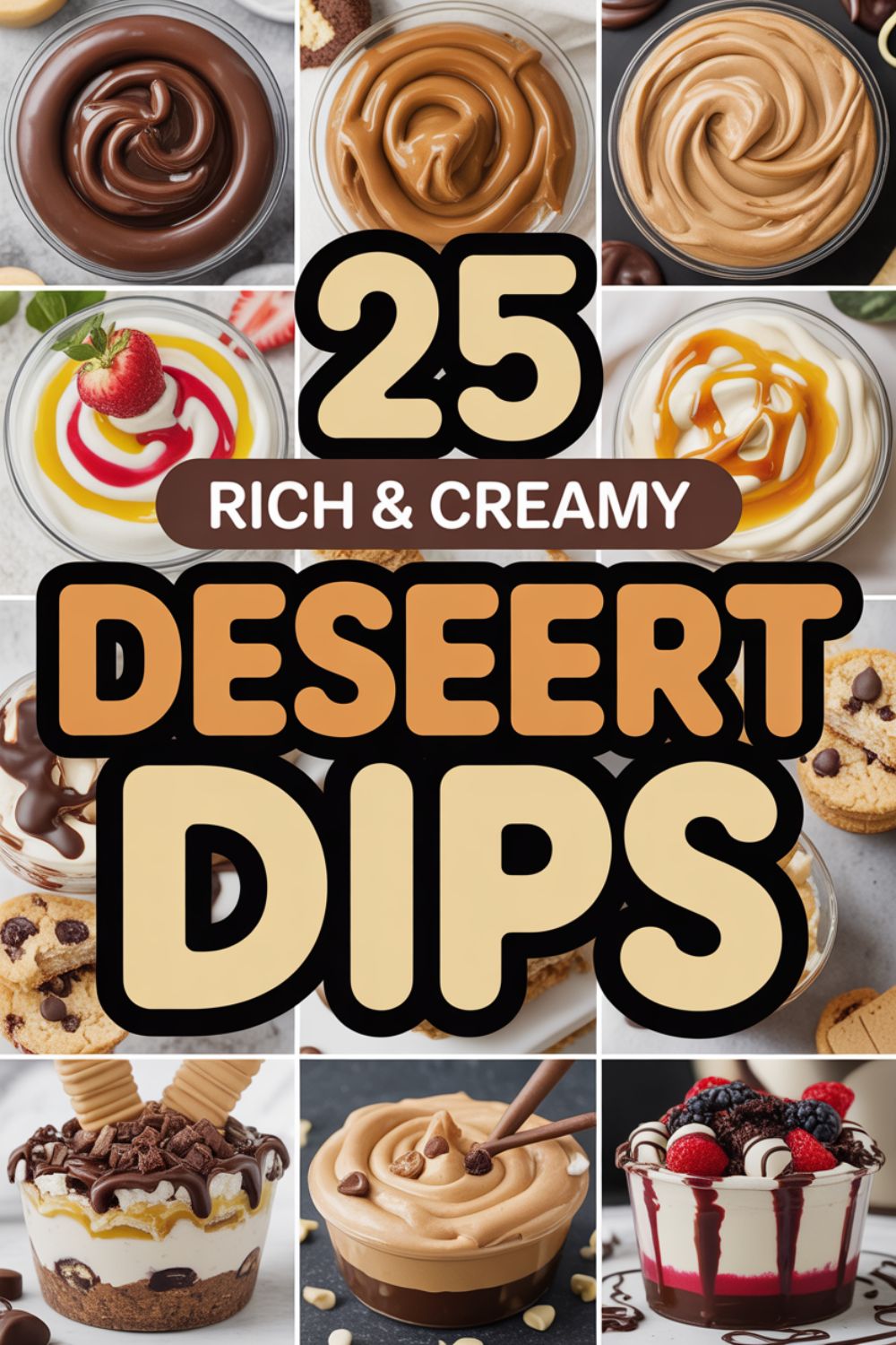 25 Rich and Creamy Dessert Dips