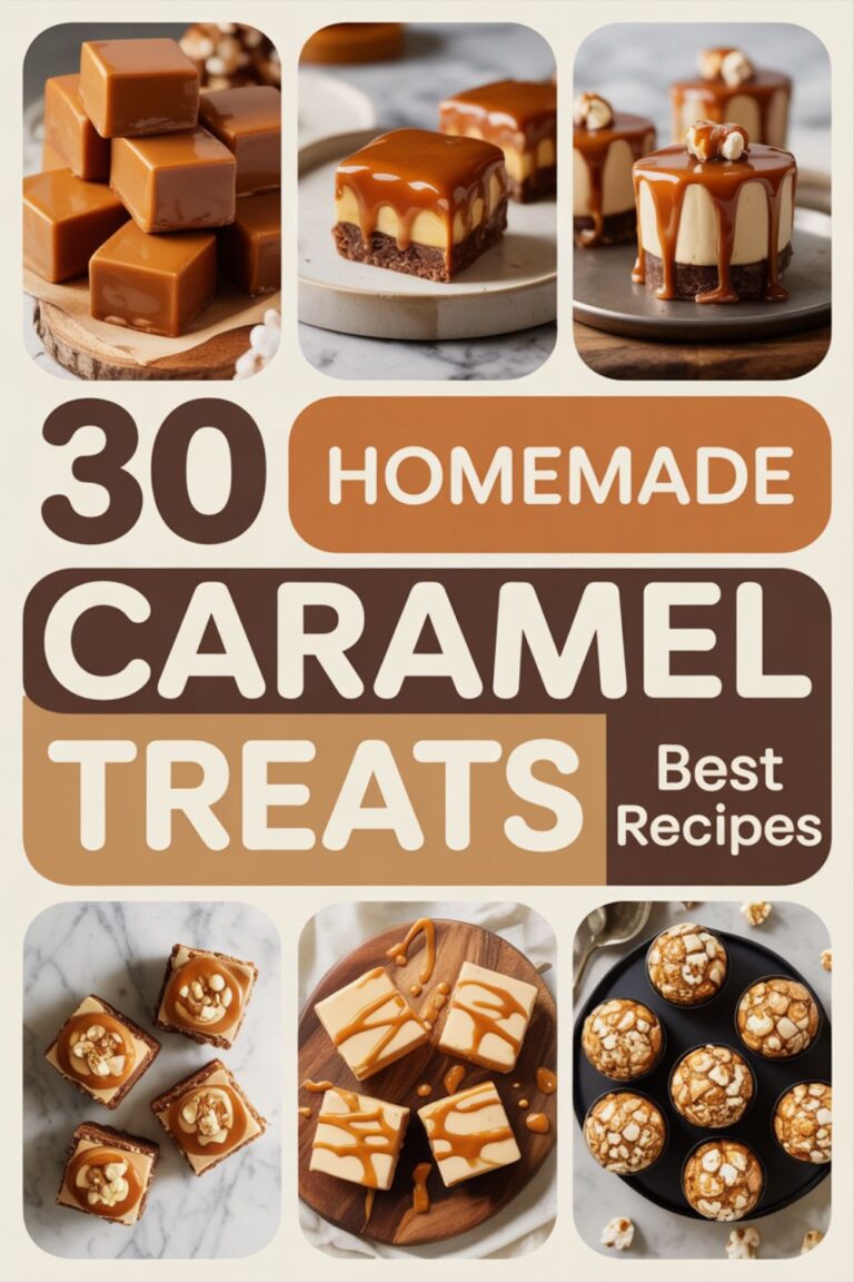 30 Best Recipes for Homemade Caramel Treats