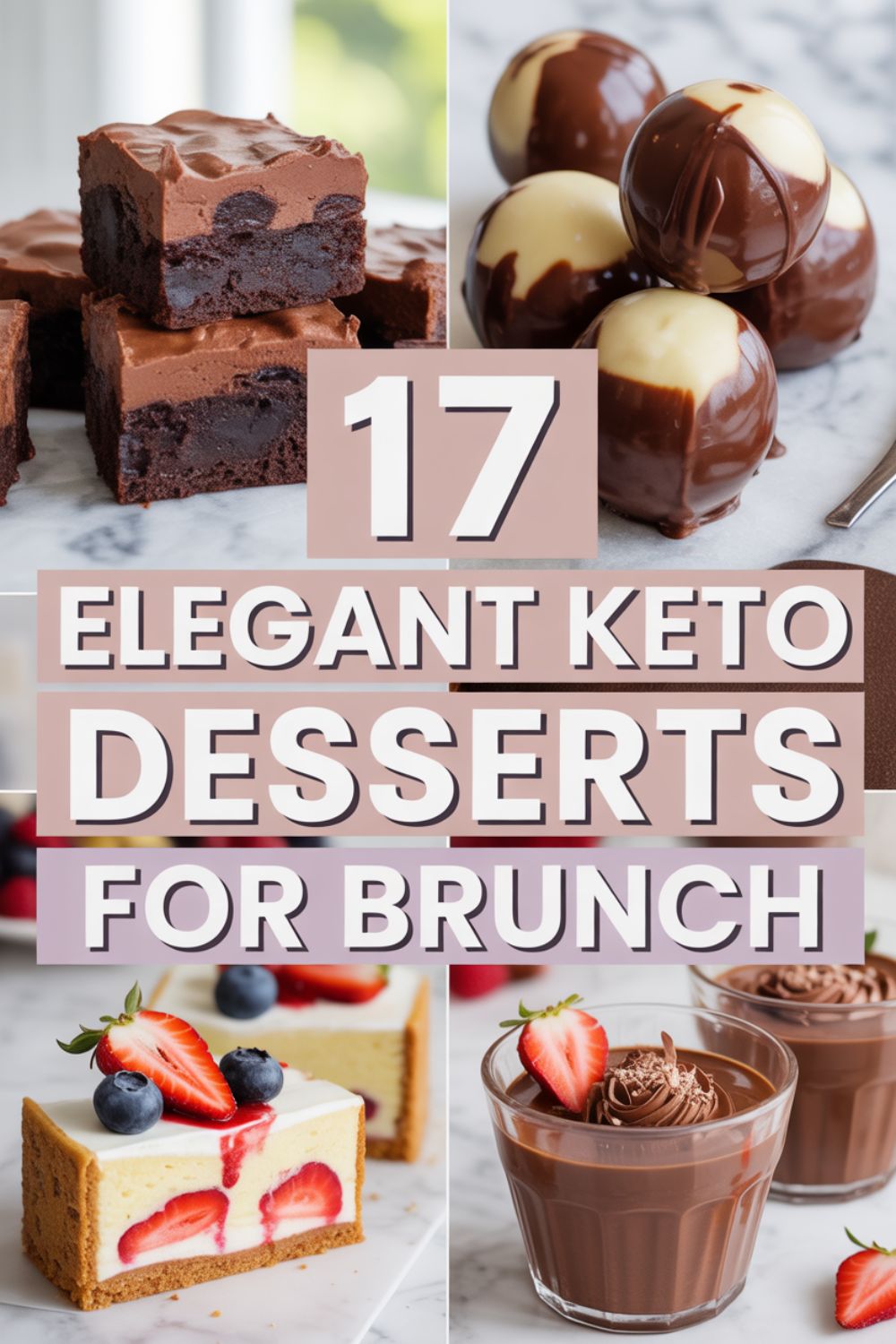 17 Elegant Keto Desserts for Brunch