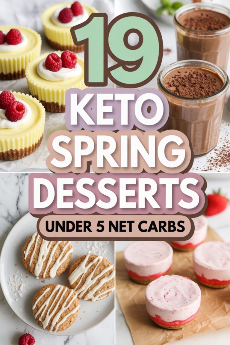 19 Keto Spring Desserts Under 5 Net Carbs