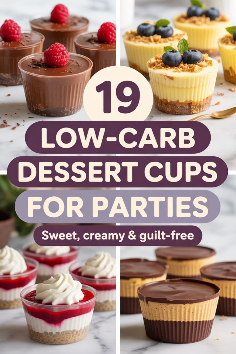 19 Low-Carb Dessert Cups for Parties