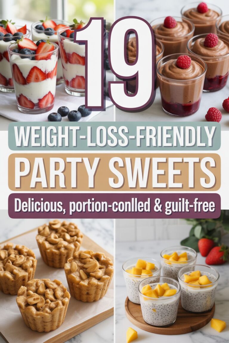 19 Weight-Loss-Friendly Party Sweets That Actually Taste Good