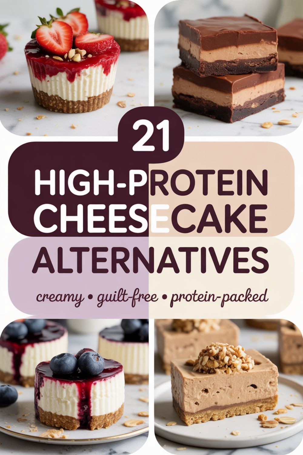 21 High Protein Cheesecake Alternatives