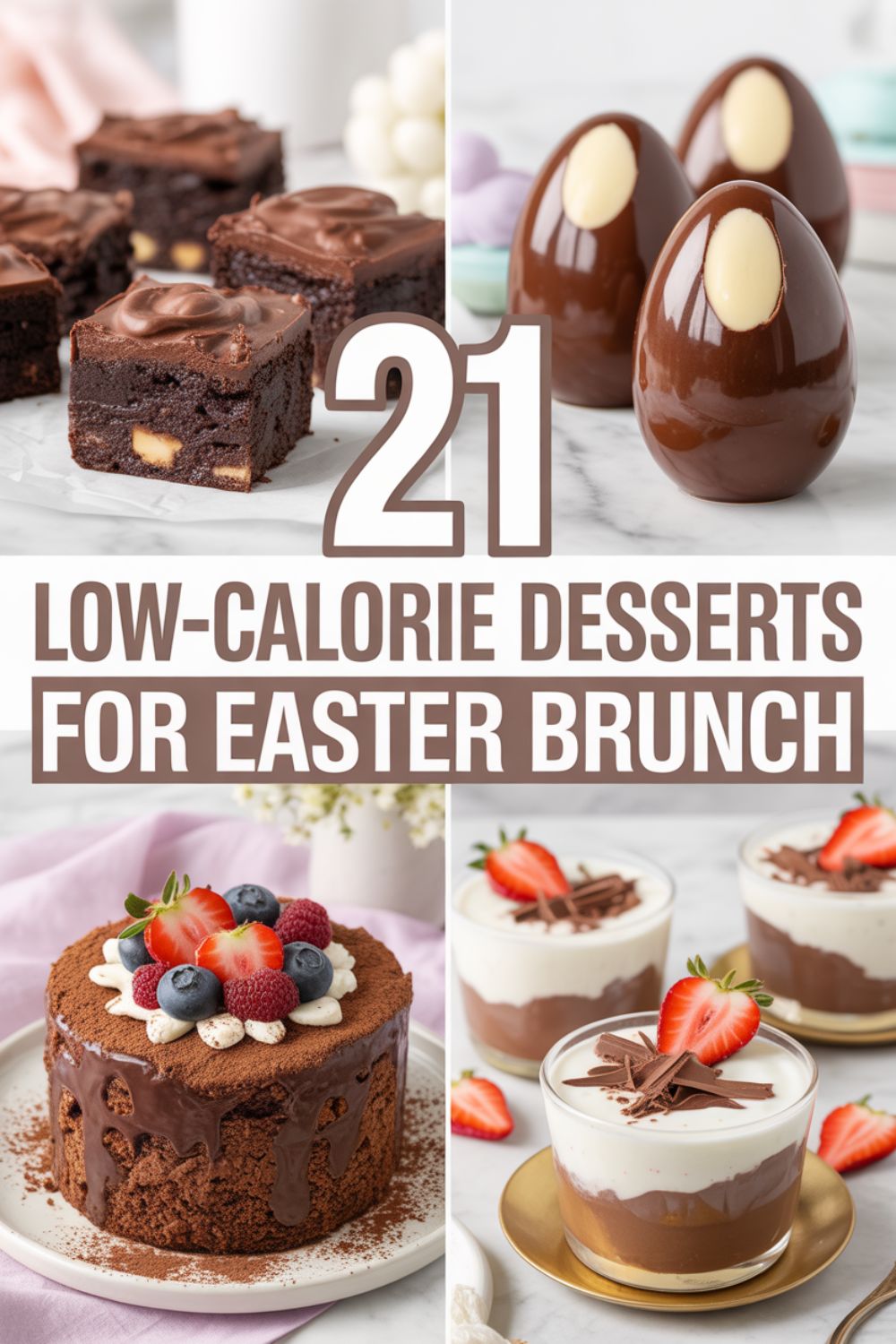 21 Low Calorie Desserts for Easter Brunch