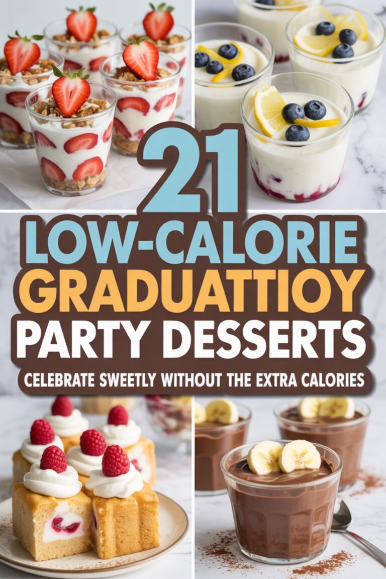 21 Low-Calorie Graduation Party Desserts