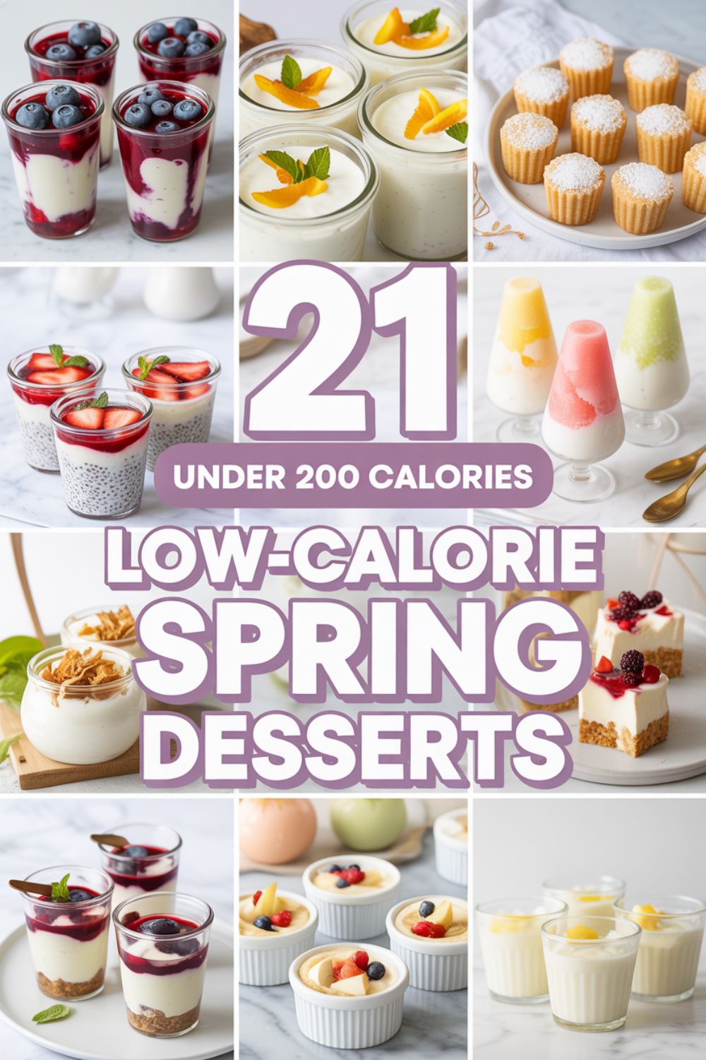 21 Low Calorie Spring Desserts Under 200 Calories