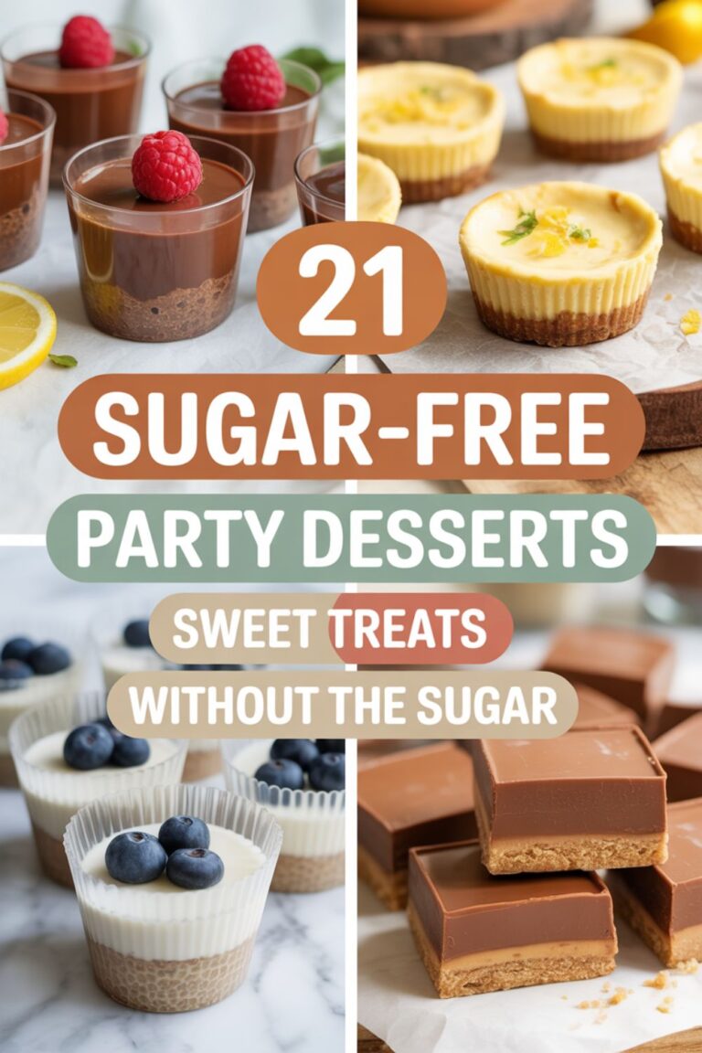 21 Sugar-Free Party Desserts That Will Actually Impress Your Guests