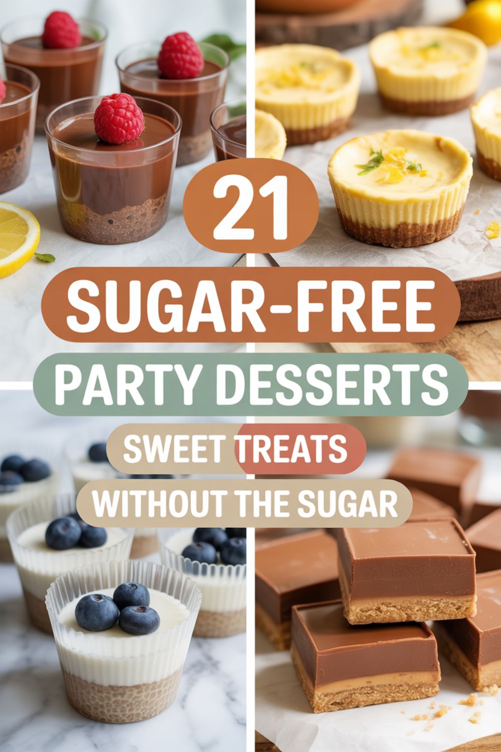 21 Sugar Free Party Desserts