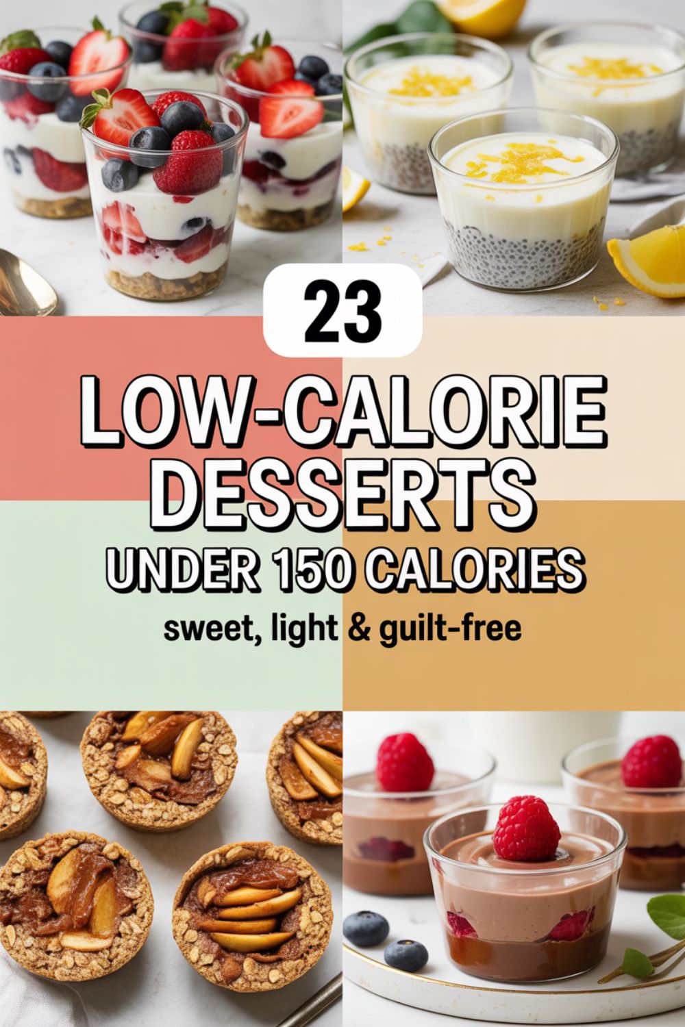 23 Low Calorie Desserts Under 150 Calories