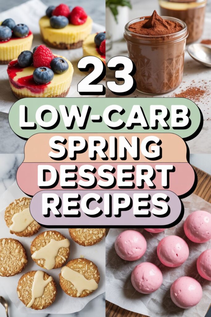 23 Low-Carb Spring Dessert Recipes