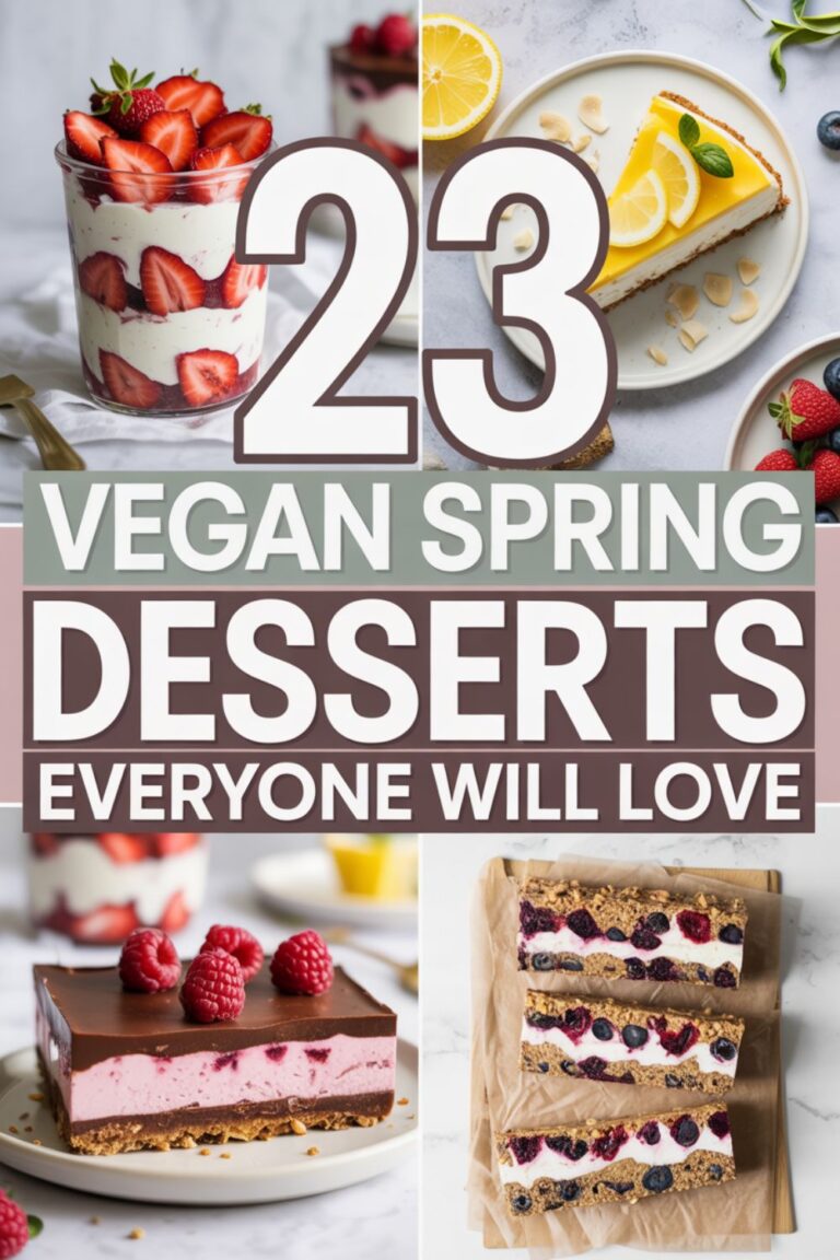 23 Vegan Spring Desserts Everyone Will Love