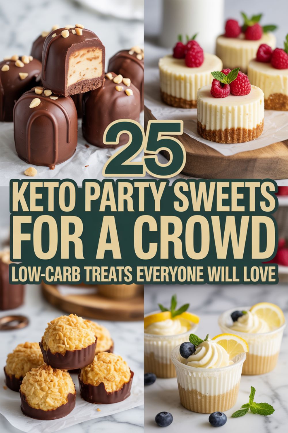 25 Keto Party Sweets for a Crowd
