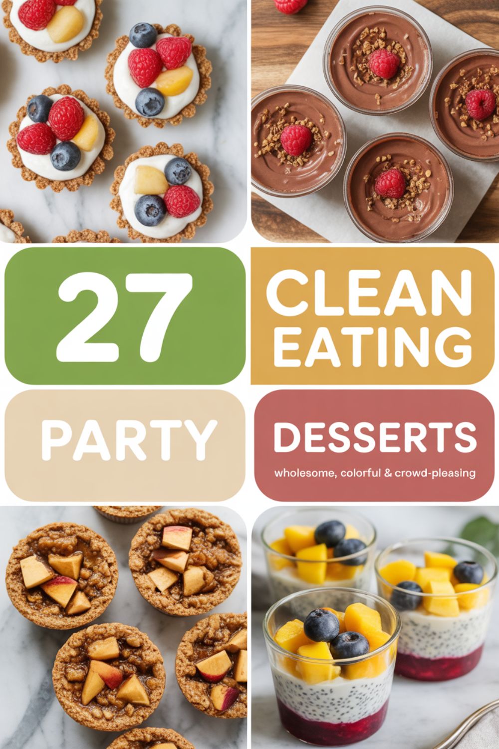 27 Clean Eating Party Desserts