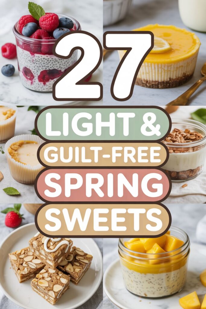 27 Light & Guilt-Free Spring Sweets