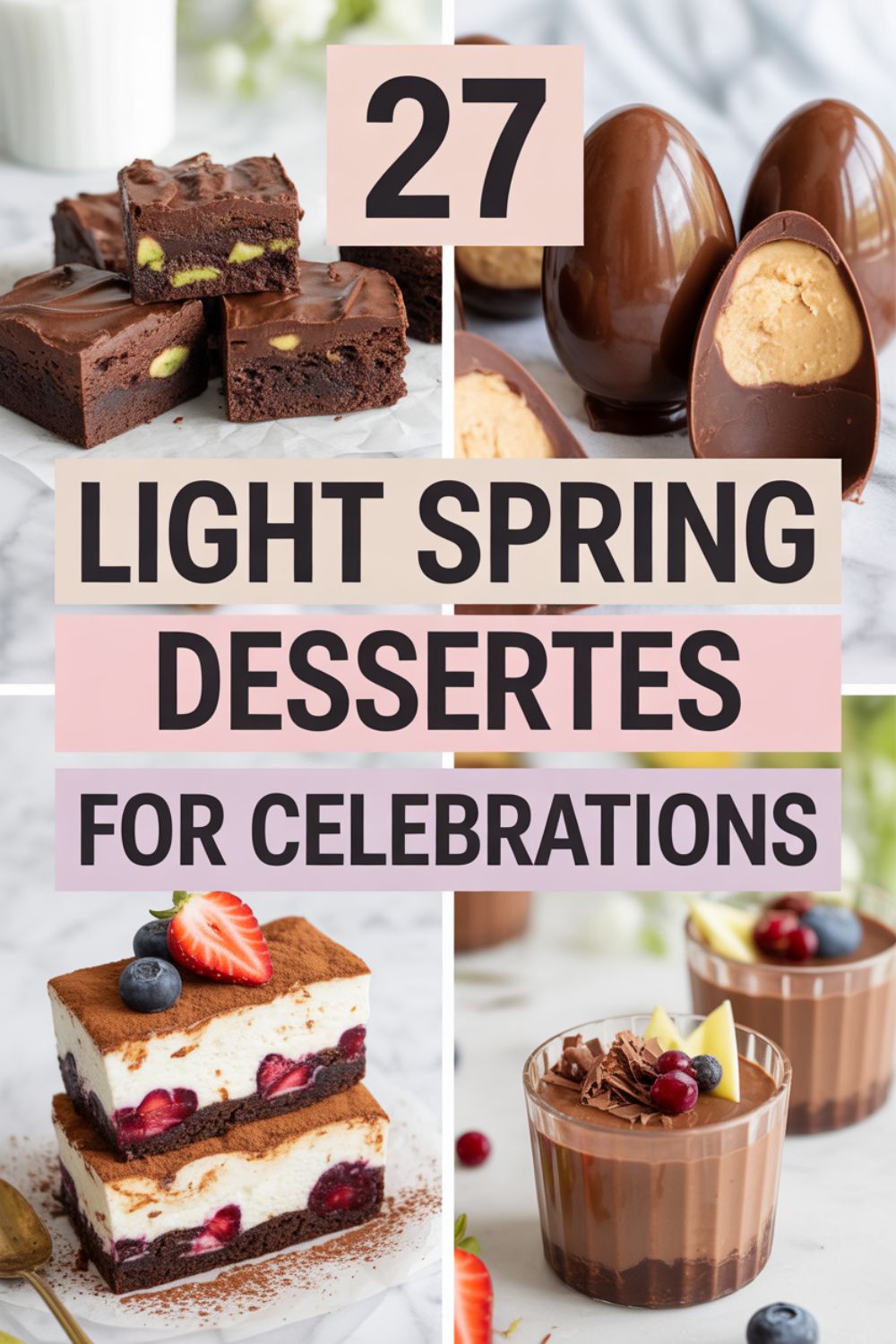 27 Light Spring Desserts for Celebrations